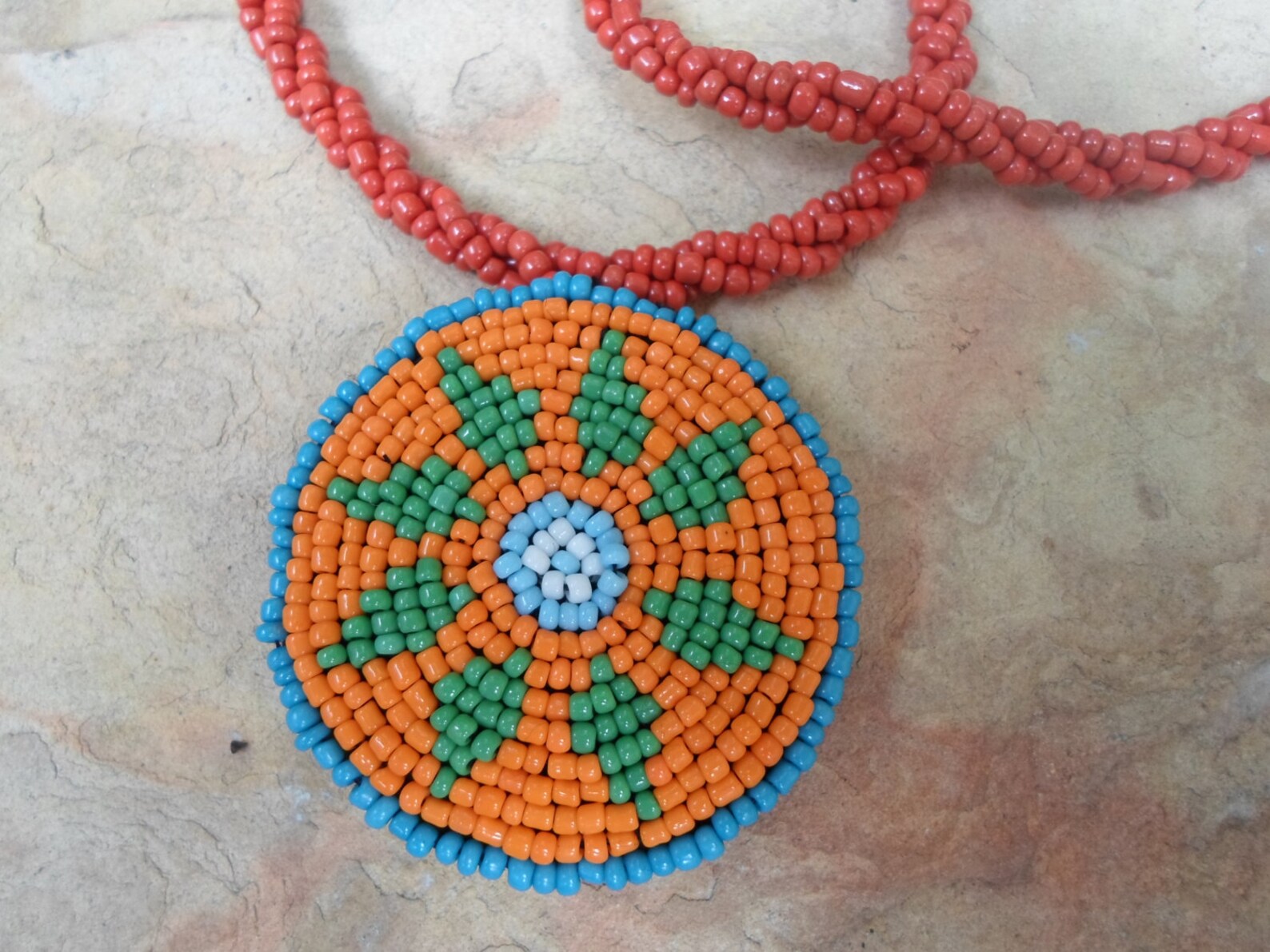 Native American Style Pendant Necklace - Etsy