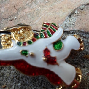 Five Vintage Christmas Pins or Brooch image 3