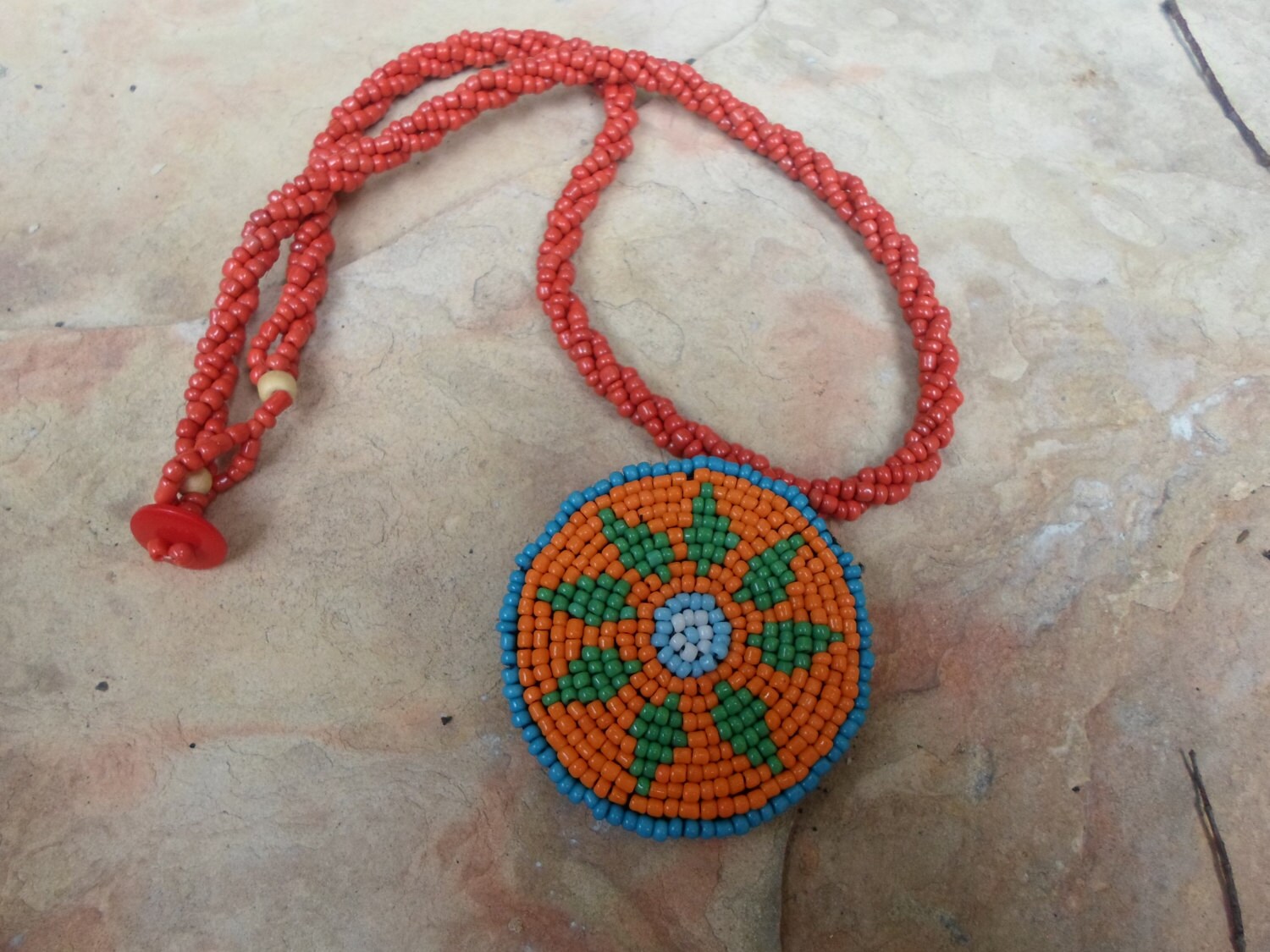 Native American Style Pendant Necklace - Etsy