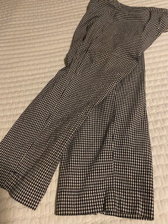 Black and White Check Sonoma Capri Pants 