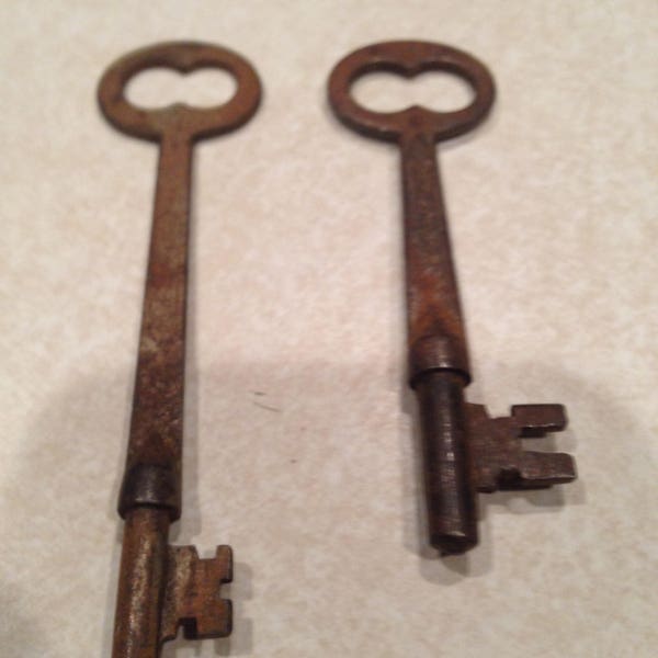 Vintage Long Brass Keys