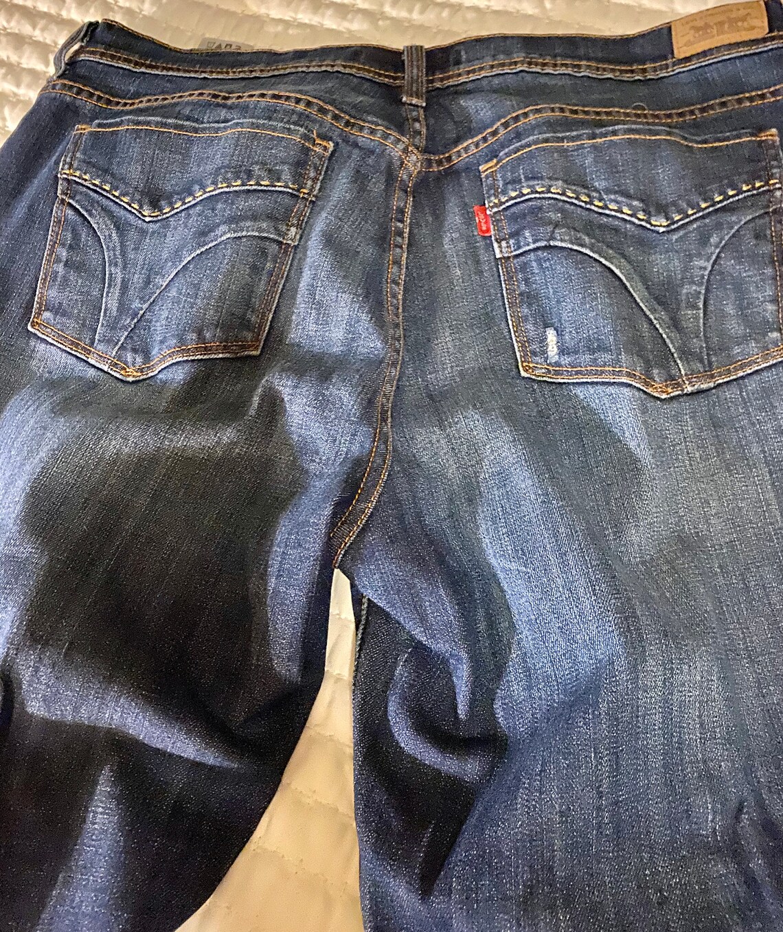 Levi Vintage Straight Leg Red Tag Jeans Etsy