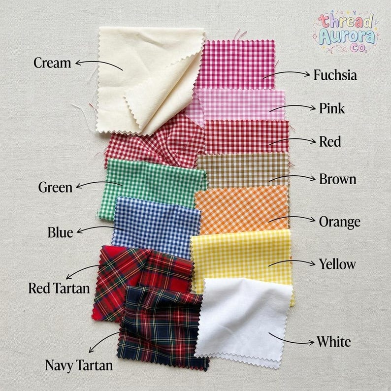 Custom Name Pillow for Kids, Brown Gingham Ruffle Cushion, Kids Room Decor, Punch Needle Pillow, Custom Name Nursery Gift, Playroom Accent image 12