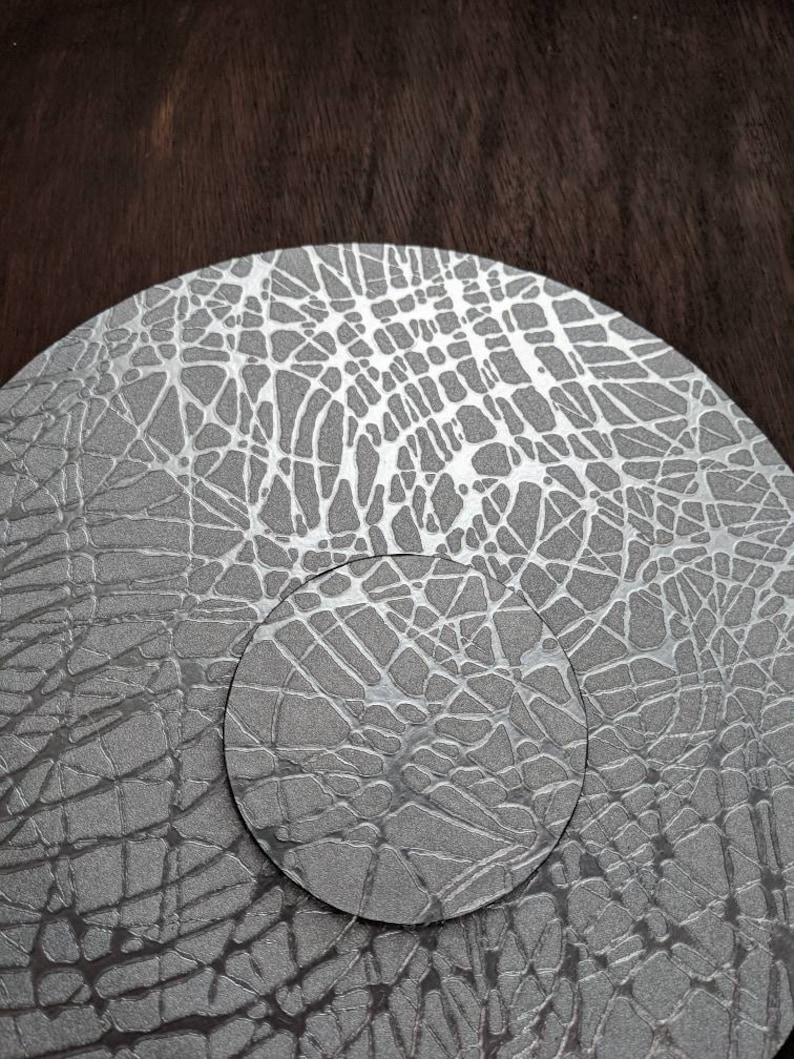 Luxury Silver Placemats Silver Swirl Coasters Textured Etsy UK