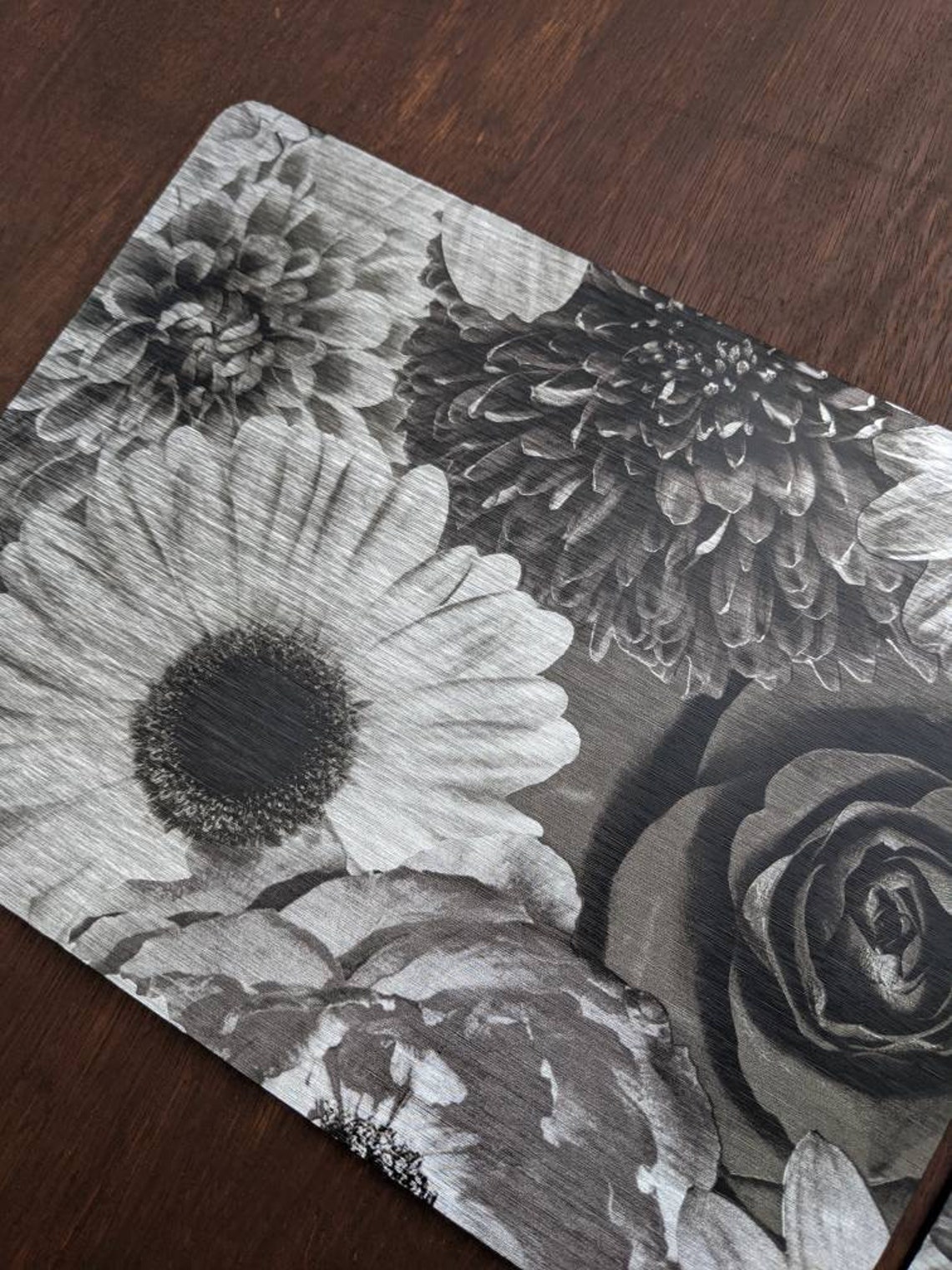 Silver Placemats Black Placemats Large Placemats Coaster Set Etsy New