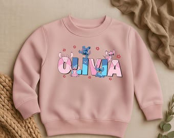 Personalized Name Birthday Sweatshirt, Custom Name Toddler Gift
