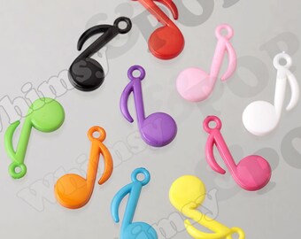 Acrylic Musical Note Charms Music Charm 