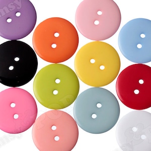 Botones de resina de colores, botones de costura de 23 mm para la fabricación, botones de China, botones arco iris, suministros de costura, botones de plástico rosa