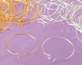 100pcs Wine Glass Charm Rings /Earring Hoops Wedding Hen Party 25x20mm _ 100pcs Wine Glass Charm Rings /Earring Hoops Wedding Hen Party 25x20mm _