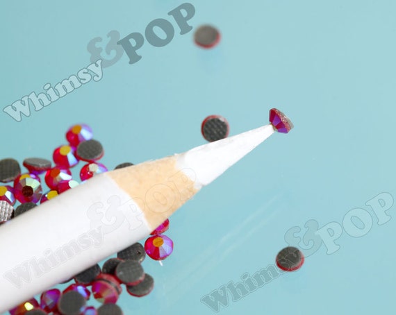 Gem Crystal Rhinestones Picker Wax Pencil Nail Art Craft Tool Wax Pen-Pack  of 2 | eBay