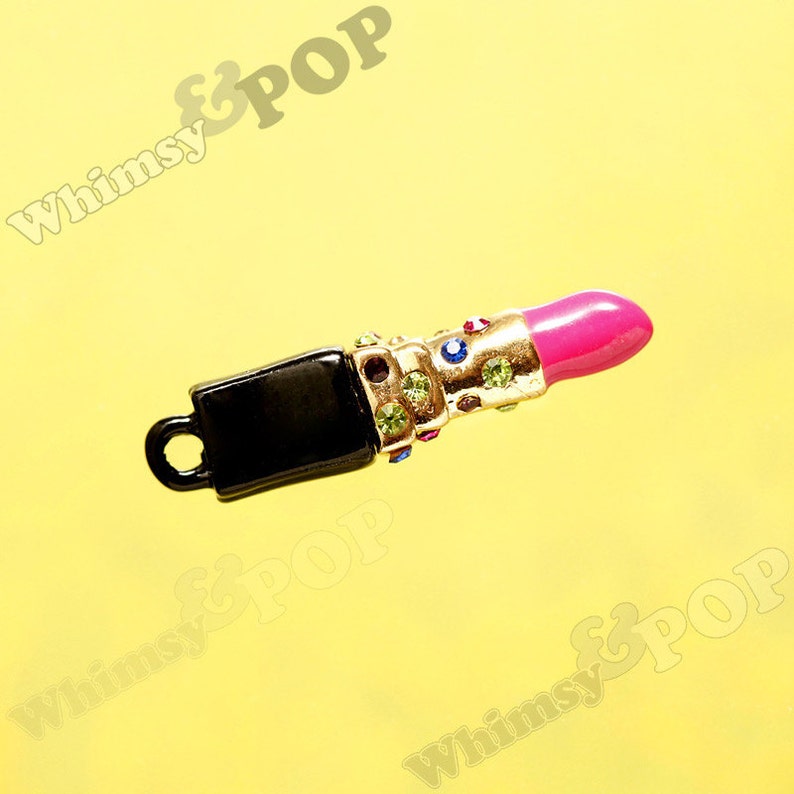 2 Red Handbag Charms 20mm 3D Bag Charm Pendants