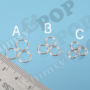 thumbnail image 2 of 100pct 11x6mm Platinum Tone Smooth Oval Jump Rings – Iron Findings For Jewelry Making 2 of 5