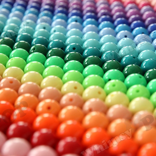 20mm Beads Bulk Gumball Beads, Acrylic Beads, Chunky Beads Wholesale, Bubblegum Beads, Candy Beads, Jewelry Beads, Round Beads, Variety Pack