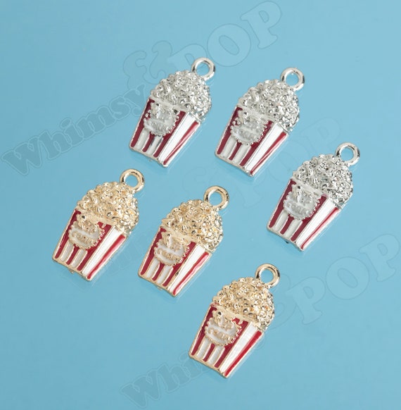 2 x Bronze Tone Wish Box Charm Pendant approx 14 x 13 x 14mm