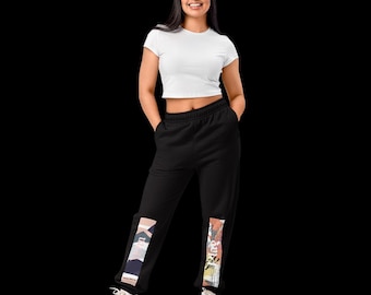 Pantaloni della tuta in pile pesante: stile street, poliestere e cotone