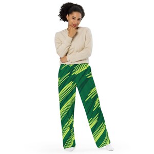 All-over print unisex wide-leg pants