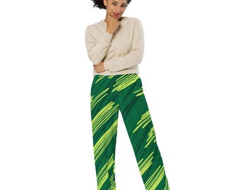 All-over print unisex wide-leg pants