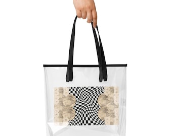Bolso de mano transparente ideal para el uso diario.
