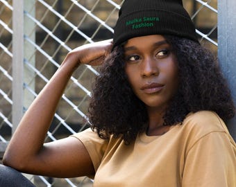 Organic ribbed beanie