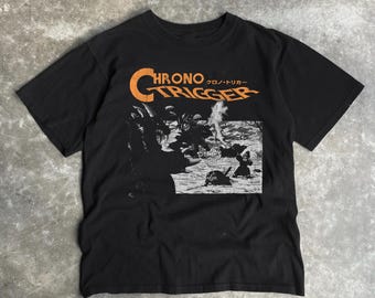 クロノトリガー V1 ナチュラル Tシャツ 映画ポスター レトロ