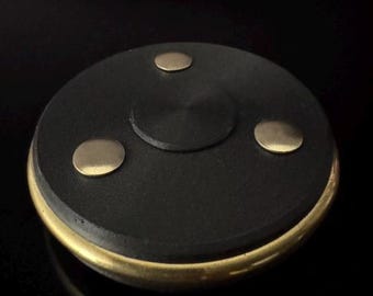 Handcrafted High-Relief Kinetic Coin | Deep Tactile Anxiety Fidget | Heavy Brass Fidget Toy | Emotional Grounding Anchor | Adult ADHD Toy