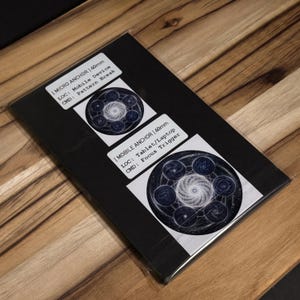 3-Piece Energy Decal Kit: Temporal Torus Matrix | Sacred Geometry Sticker Set for Laptop & Phone | Visual Anchor Tool | Zen Tech Gift