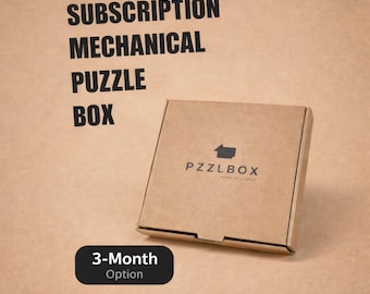 Suscripción de 3 meses a un juego de puzles: puzles difíciles para adultos, regalo único para él o ella, regalo inteligente (solo en el Reino Unido).