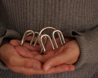 Rompecabezas – Ms / Juguete de lógica de metal creativo para mayores de 5 años