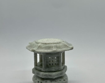 Japanische Bonsai Laterne Pagode - Düngerkorb, Bonsai Dekoration, 3D Gedruckt