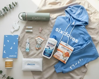 Paquete de lujo para el cuidado de la radiación: Cesta de regalo reconfortante para pacientes con cáncer