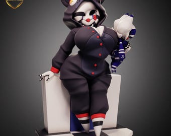 Figura Marie, Figuras Pintadas en 3D, Figuras de Acción, Escultura Miniatura Hecha a Mano, Figura de Regalo