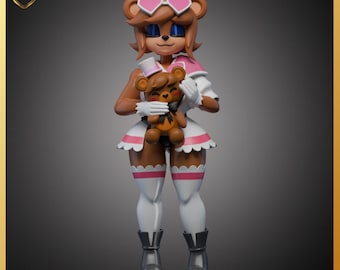 Figura de Frennie Edición Exclusiva: Impresa en 3D y pintada a mano.