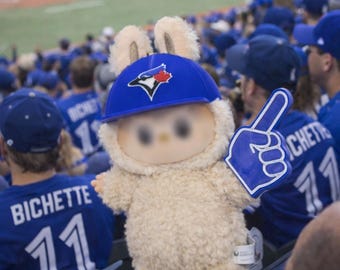 3D Printed Sports Foam Finger for 17cm - 20cm Plush Pendant Doll Accessory