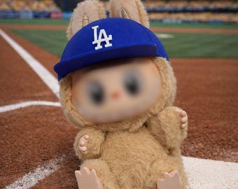 3D Printed MLB Dodgers, Jays, Yankees, Giants, Tigers, Mets, Red Sox, Guardians Baseball Cap 17cm - 20cm Plush Doll Cute Monster Blind Box