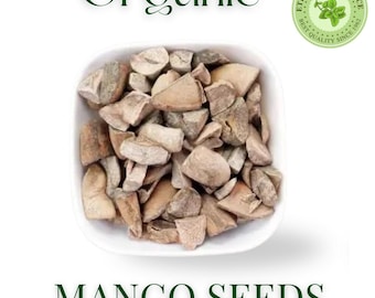 Semillas de mango secas, Aam Guthali, semillas de Ogbono, Mangifera Indica, hierbas crudas,