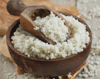 Sel de mer celtique d'Inde (entier/poudre), naturel biologique par EHS (gris celtique)