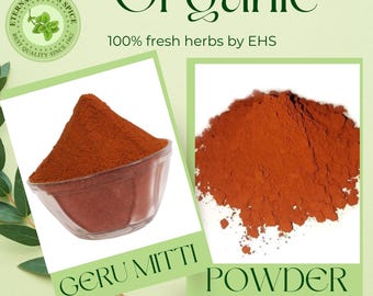 Poudre Geru Mitti rouge, poudre de Hirmich