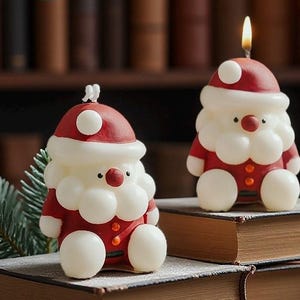 Christmas Candle - Santa Claus