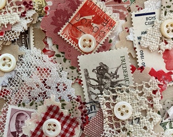 Collage Snippet Embellishments (10) - Journals, Cards