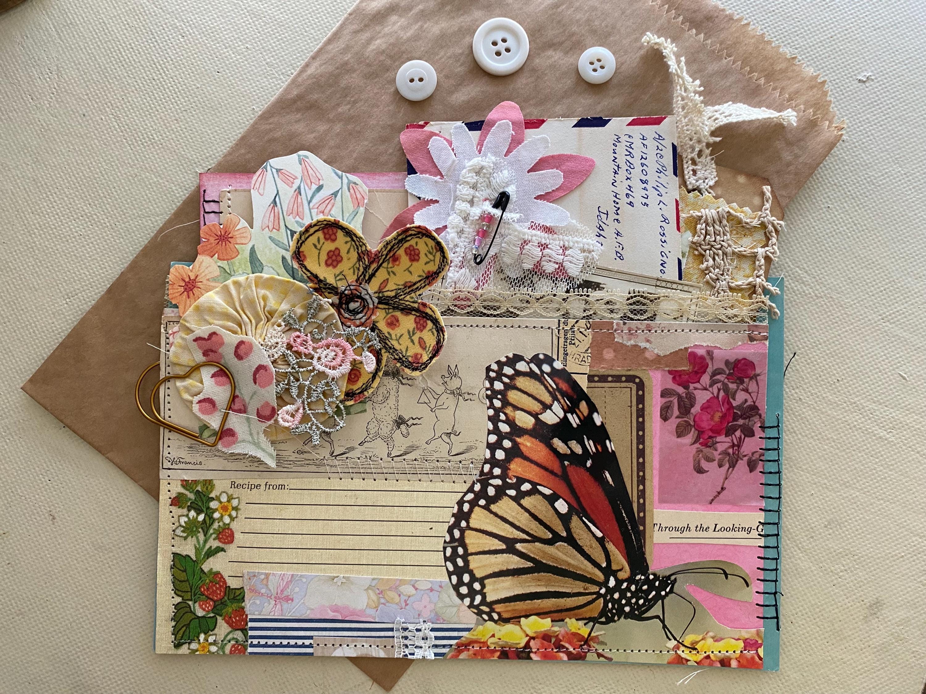 One Journal Index Tab Pocket filled with curated Embellishments