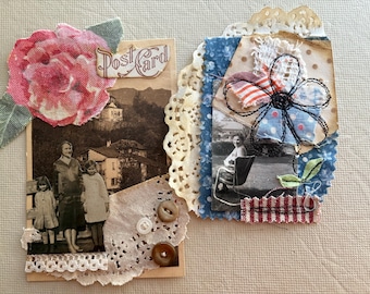 2 - Vintage Photo Collage Snippets