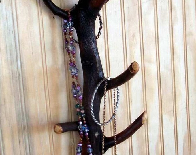 Handmade Twig Hat Rack Coat Hanger Key Hook Mesquite Wood Etsy