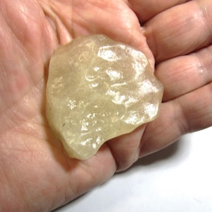 Auténtico vidrio del desierto libio, 16,44 gramos, tectita n.° 22