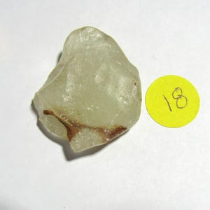 Auténtico vidrio del desierto libio, 17,99 gramos, tectita n.° 18