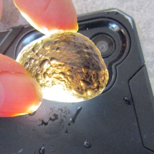 Saffordite 13.24 grams Cintamani Stone, Tektite, Energy Stone, Metaphysical Crystal, Worry Stone #224