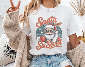 T-shirt rétro Père Noël 1967, style vintage