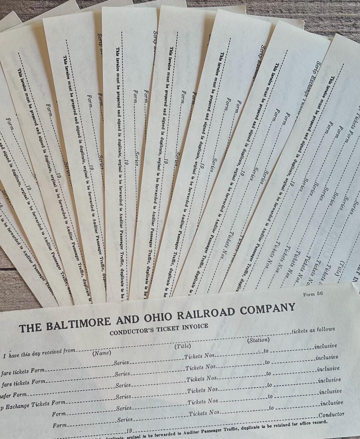Old Railway Tickets - Etsy