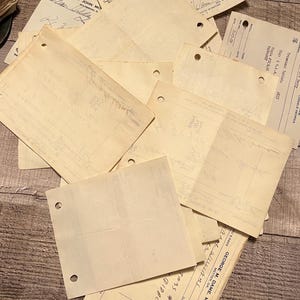 10 Antique Vintage Rx Prescription Slips, Doctor, Handwritten ...