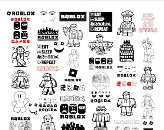 Roblox SVG Bundle, Roblox SVG, Roblox Spiel Charakter Clipart, Roblox PNG-Dateien für Cricut, Gamer svg Bundle, Roblox Manface svg, Roblox Vektor