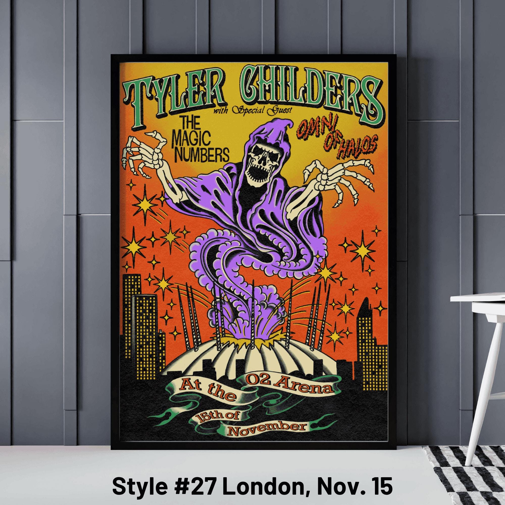 Tyler Childers Concert Poster, Tyler Childers the O2 London November 15 ...